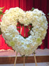 All White Open Heart - Flower World