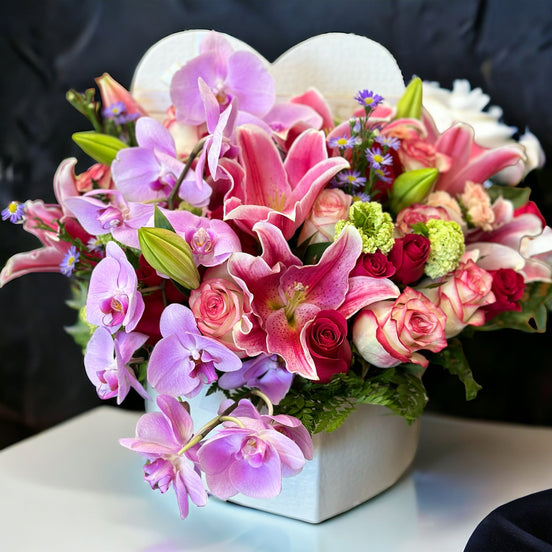 Blush Romance Box - Flower World