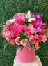 Enchanted Pink Garden Hat Box - Flower World