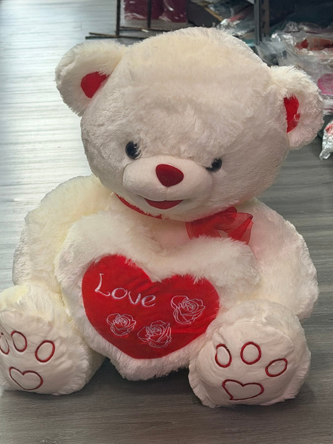 Love Bear (White) - Flower World