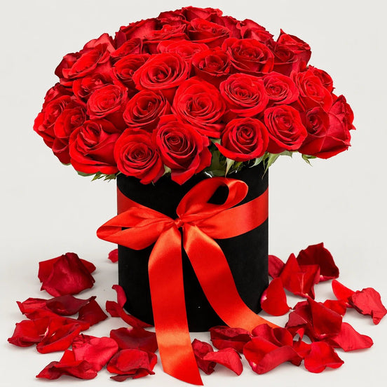 Midnight Rosé Box - Flower World