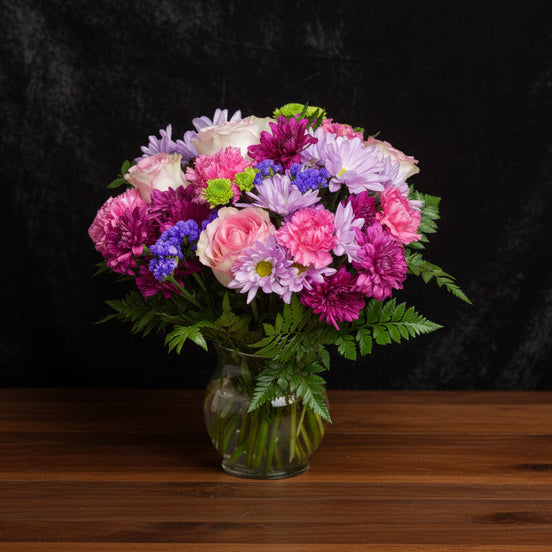 Purple Song Bouquet - Flower World